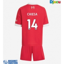 Liverpool Federico Chiesa #14 Domaci Dres za djecu 2025-26 Kratak Rukav (+ Kratke hlače)